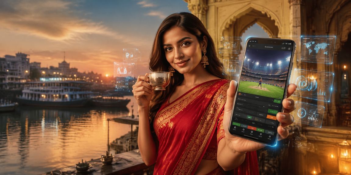 নারায়ণগঞ্জের একজন মহিলা স্পোর্টস বেটিং করছেন